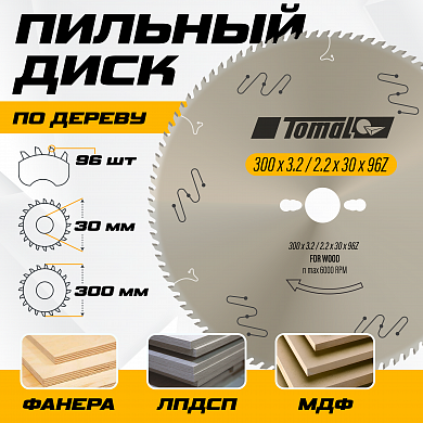 Дисковая пила для форматнораскроечного станка